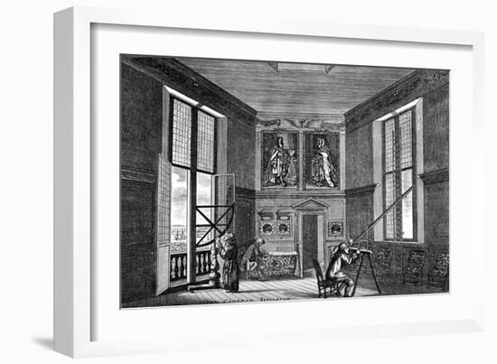 The Old Observing-Room, Greenwich, Late 17th Century-null-Framed Giclee Print