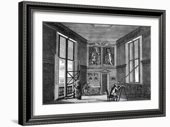 The Old Observing-Room, Greenwich, Late 17th Century-null-Framed Giclee Print