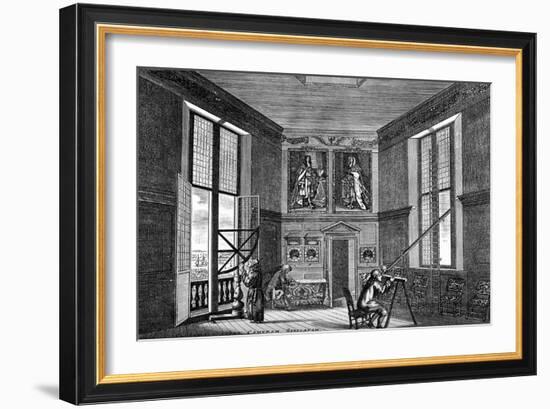 The Old Observing-Room, Greenwich, Late 17th Century-null-Framed Giclee Print