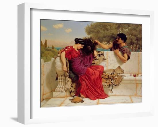 The Old, Old Story, 1903-John William Godward-Framed Giclee Print