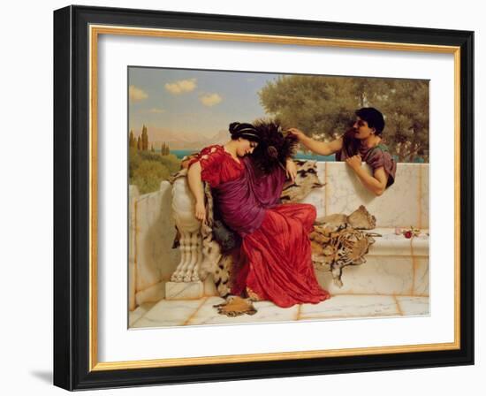 The Old, Old Story, 1903-John William Godward-Framed Giclee Print