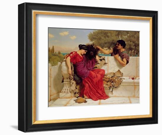 The Old, Old Story, 1903-John William Godward-Framed Giclee Print