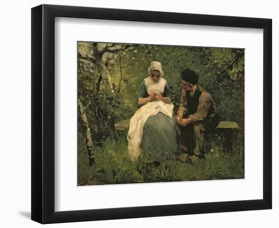 The Old, Old Story-Albert Neuhuys-Framed Giclee Print