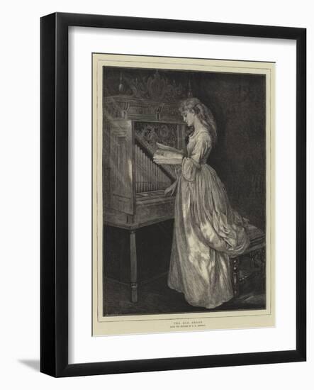 The Old Organ-Edward Killingworth Johnson-Framed Giclee Print