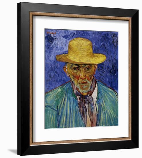 The Old Peasant Patience Escalier-Vincent van Gogh-Framed Art Print