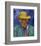 The Old Peasant Patience Escalier-Vincent van Gogh-Framed Art Print