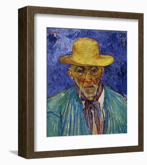 The Old Peasant Patience Escalier-Vincent van Gogh-Framed Art Print