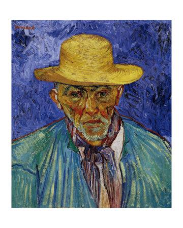 The Old Peasant Patience Escalier' Art Print - Vincent van Gogh | Art.com