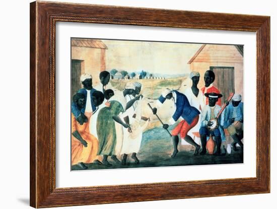 The Old Plantation, 1800--Framed Giclee Print