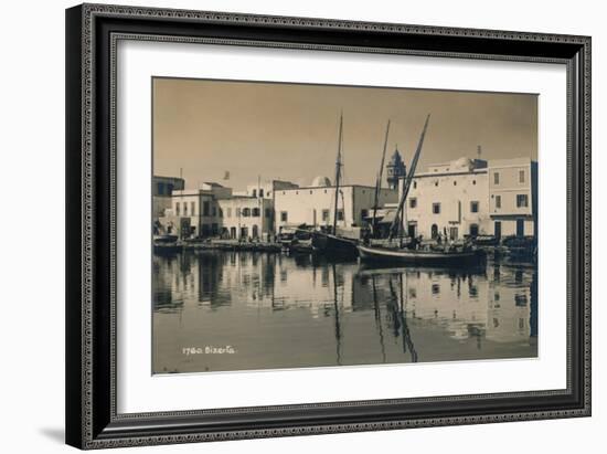 The Old Port of Bizerta, Tunisia, 1936-null-Framed Photographic Print