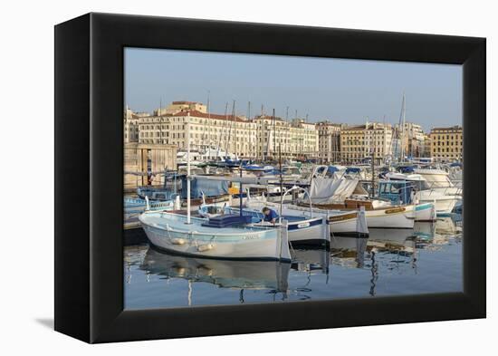 The Old Port of Marseille (Vieux Port) in Marseille, Bouches-Du-Rhone, Provence-Chris Hepburn-Framed Premier Image Canvas