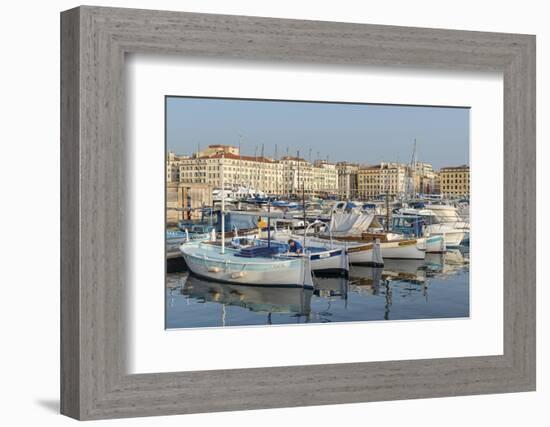 The Old Port of Marseille (Vieux Port) in Marseille, Bouches-Du-Rhone, Provence-Chris Hepburn-Framed Photographic Print
