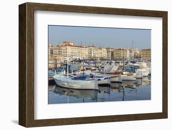 The Old Port of Marseille (Vieux Port) in Marseille, Bouches-Du-Rhone, Provence-Chris Hepburn-Framed Photographic Print