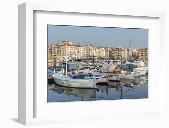 The Old Port of Marseille (Vieux Port) in Marseille, Bouches-Du-Rhone, Provence-Chris Hepburn-Framed Photographic Print