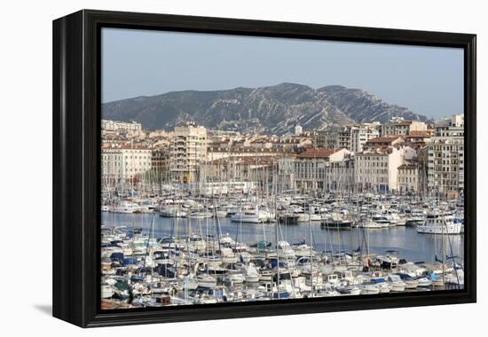 The Old Port of Marseille (Vieux Port) in Marseille, Mediterranean-Chris Hepburn-Framed Premier Image Canvas