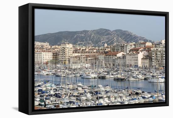 The Old Port of Marseille (Vieux Port) in Marseille, Mediterranean-Chris Hepburn-Framed Premier Image Canvas