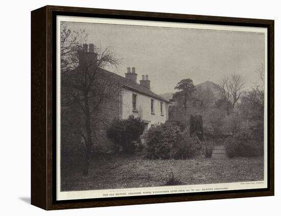 The Old Rectory, Grasmere, Where Wordsworth Lived from 1811 to 1813, Recently Demolished-null-Framed Premier Image Canvas