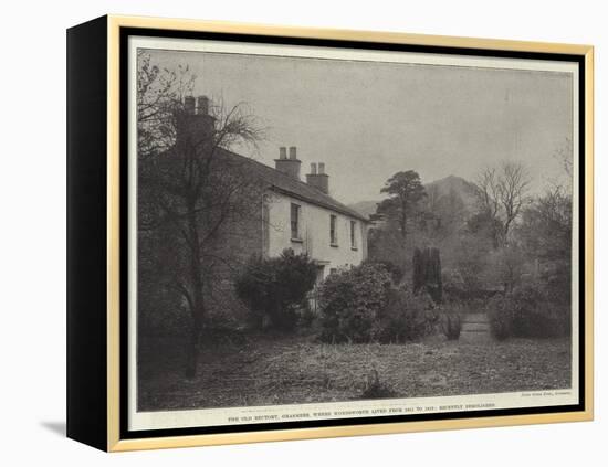 The Old Rectory, Grasmere, Where Wordsworth Lived from 1811 to 1813, Recently Demolished-null-Framed Premier Image Canvas