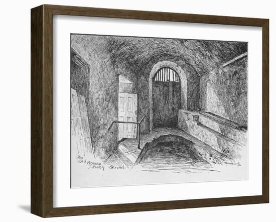 'The Old Roman Bath Stand', 1890-Hume Nisbet-Framed Giclee Print