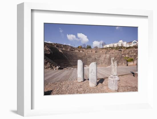 The Old Roman Theatre of Fourviere in the City of Lyon, Rhone-Alpes, France, Europe-Julian Elliott-Framed Photographic Print