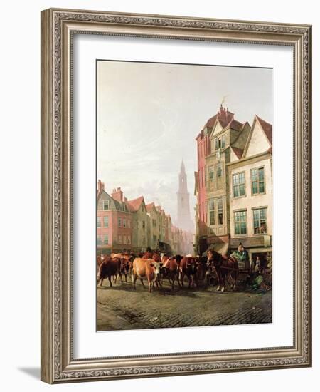 The Old Smithfield Market, 1887-Thomas Sidney Cooper-Framed Giclee Print