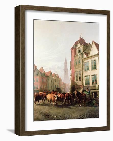 The Old Smithfield Market, 1887-Thomas Sidney Cooper-Framed Giclee Print