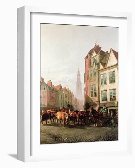 The Old Smithfield Market, 1887-Thomas Sidney Cooper-Framed Giclee Print