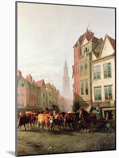 The Old Smithfield Market, 1887-Thomas Sidney Cooper-Mounted Giclee Print