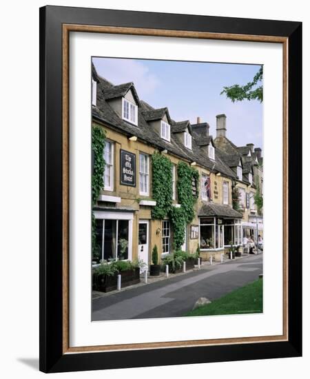 The Old Stocks Hotel, Stow-On-The-Wold, Gloucestershire, the Cotswolds, England-Roy Rainford-Framed Photographic Print