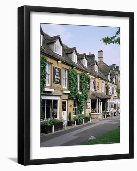 The Old Stocks Hotel, Stow-On-The-Wold, Gloucestershire, the Cotswolds, England-Roy Rainford-Framed Photographic Print