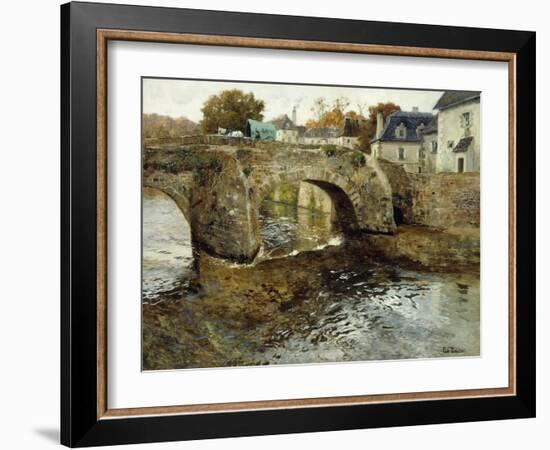 The Old Stone Bridge-Fritz Thaulow-Framed Giclee Print