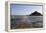 The Old Stone Causeway Leading to St. Michaels Mount Submerged by the Incoming Tide-Simon Montgomery-Framed Premier Image Canvas