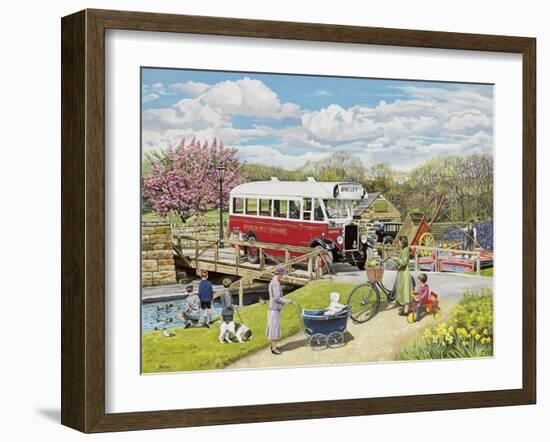 The Old Swing Bridge-Trevor Mitchell-Framed Giclee Print