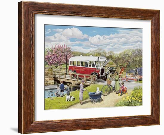 The Old Swing Bridge-Trevor Mitchell-Framed Giclee Print