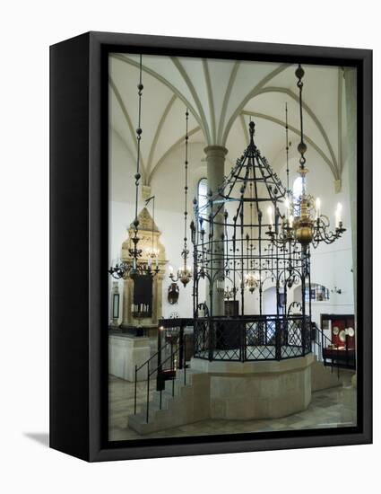 The Old Synagogue (Stara Synagoga) in the Jewish District of Kazimierz, Krakow (Cracow), Poland-R H Productions-Framed Premier Image Canvas