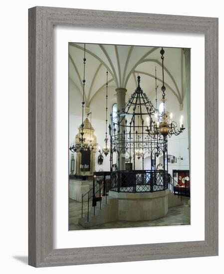 The Old Synagogue (Stara Synagoga) in the Jewish District of Kazimierz, Krakow (Cracow), Poland-R H Productions-Framed Photographic Print