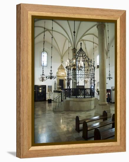 The Old Synagogue (Stara Synagoga) in the Jewish District of Kazimierz, Krakow (Cracow), Poland-R H Productions-Framed Premier Image Canvas