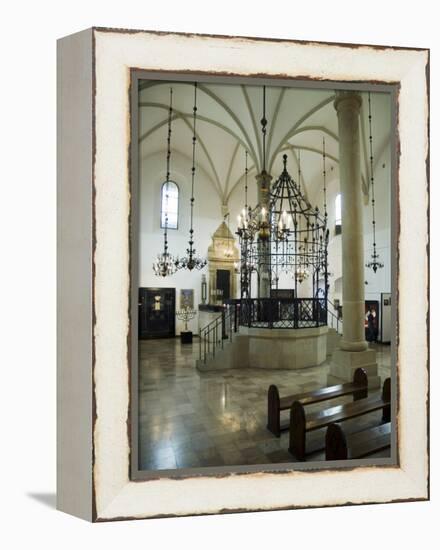 The Old Synagogue (Stara Synagoga) in the Jewish District of Kazimierz, Krakow (Cracow), Poland-R H Productions-Framed Premier Image Canvas