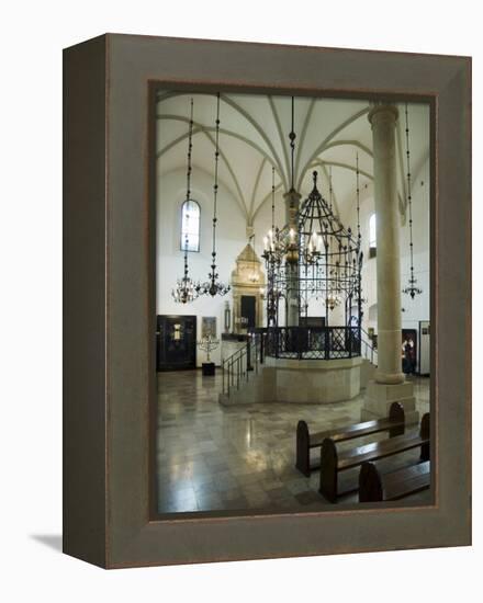 The Old Synagogue (Stara Synagoga) in the Jewish District of Kazimierz, Krakow (Cracow), Poland-R H Productions-Framed Premier Image Canvas