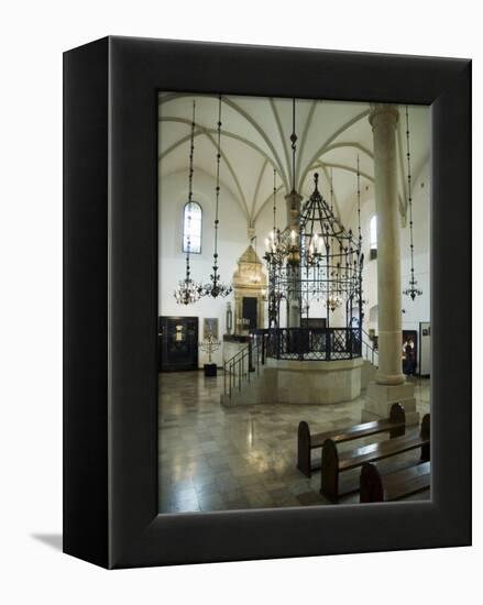 The Old Synagogue (Stara Synagoga) in the Jewish District of Kazimierz, Krakow (Cracow), Poland-R H Productions-Framed Premier Image Canvas