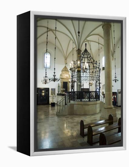 The Old Synagogue (Stara Synagoga) in the Jewish District of Kazimierz, Krakow (Cracow), Poland-R H Productions-Framed Premier Image Canvas