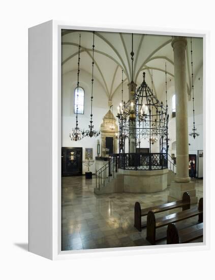 The Old Synagogue (Stara Synagoga) in the Jewish District of Kazimierz, Krakow (Cracow), Poland-R H Productions-Framed Premier Image Canvas