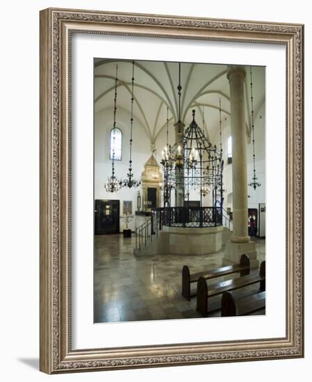 The Old Synagogue (Stara Synagoga) in the Jewish District of Kazimierz, Krakow (Cracow), Poland-R H Productions-Framed Photographic Print