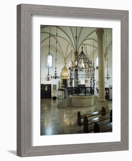 The Old Synagogue (Stara Synagoga) in the Jewish District of Kazimierz, Krakow (Cracow), Poland-R H Productions-Framed Photographic Print