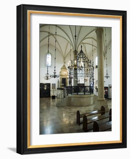 The Old Synagogue (Stara Synagoga) in the Jewish District of Kazimierz, Krakow (Cracow), Poland-R H Productions-Framed Photographic Print