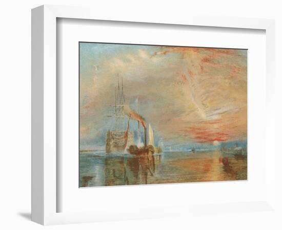 The Old Temeraire Tugged to Her Last Berth-J. M. W. Turner-Framed Giclee Print