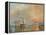 The Old Temeraire Tugged to Her Last Berth-J. M. W. Turner-Framed Premier Image Canvas