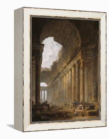 The Old Temple, 1787-88-Hubert Robert-Framed Premier Image Canvas