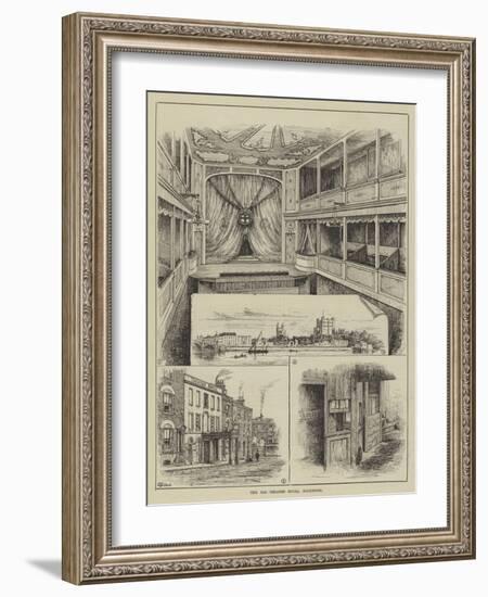 The Old Theatre Royal, Rochester-Thomas Harrington Wilson-Framed Giclee Print