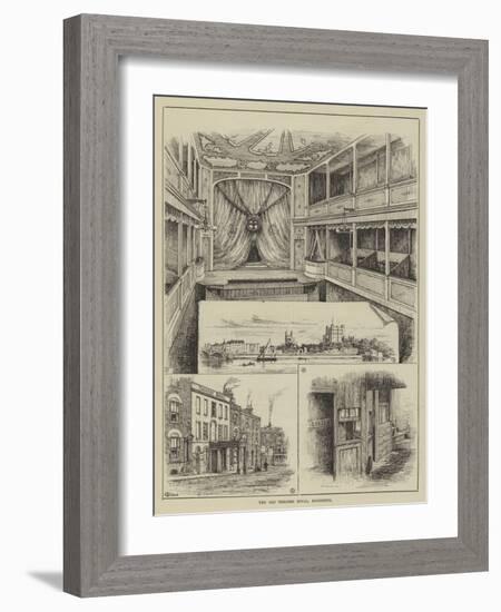 The Old Theatre Royal, Rochester-Thomas Harrington Wilson-Framed Giclee Print